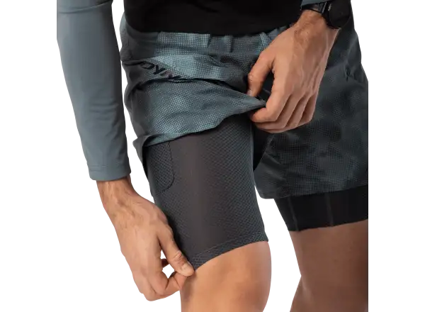 Dynafit Trail Reflective 2in1 men's running shorts Cinder