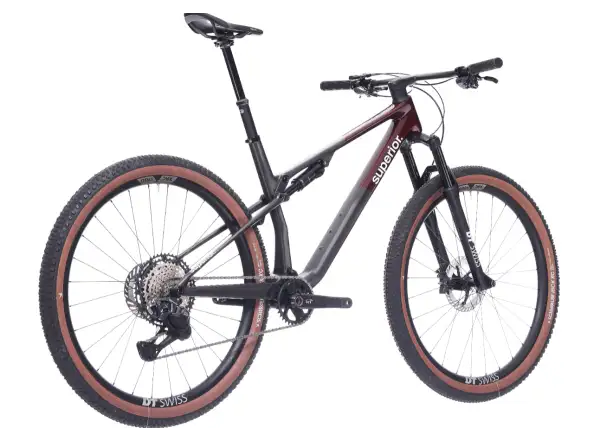 Superior XF 9.6 Team full suspension bike Gloss Carbon/Red Carbon