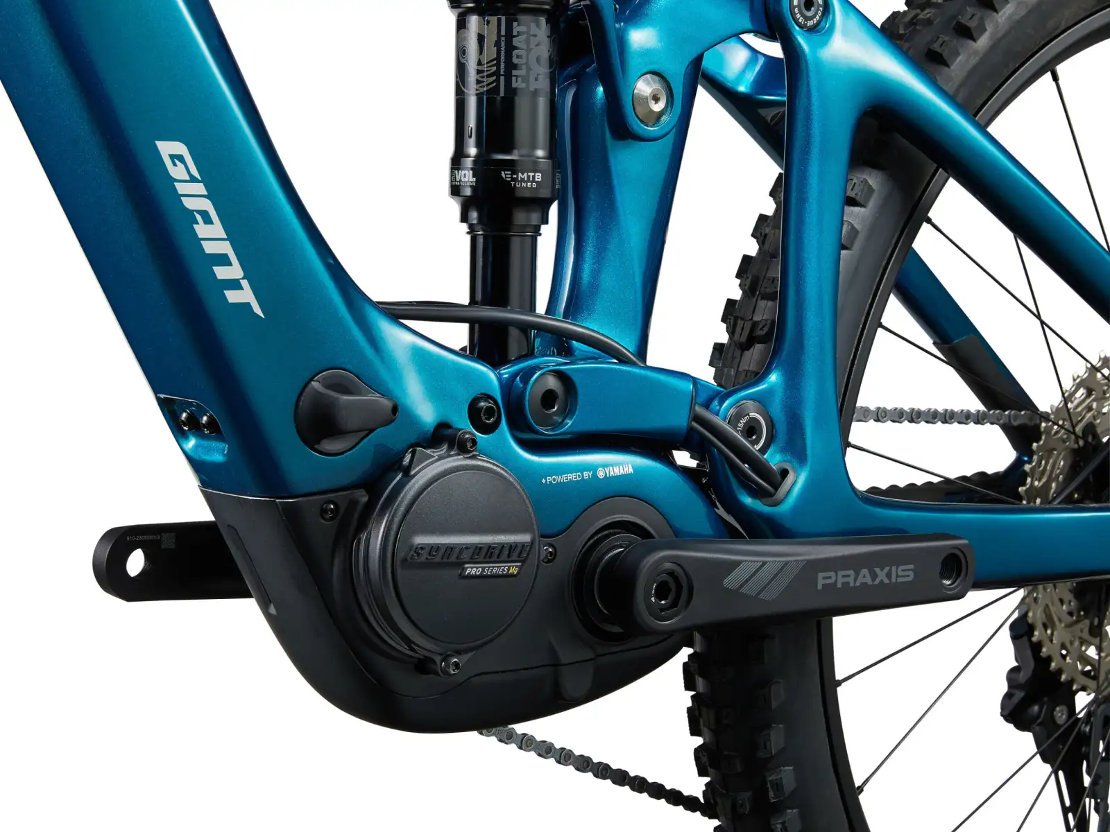 Giant Trance X Advanced E+ EL 2 full-suspension e-bike Sea Sparkle