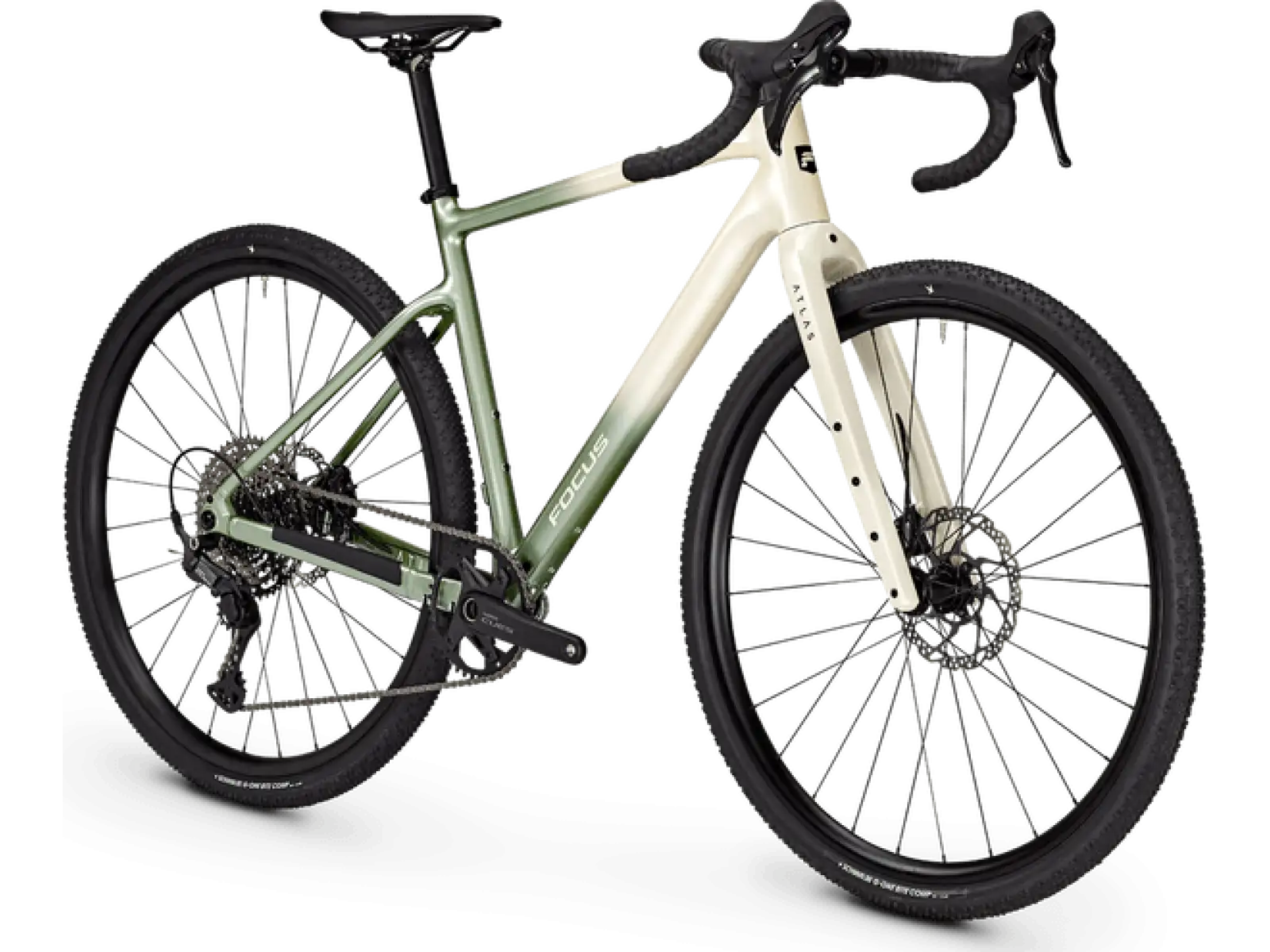 Focus Atlas 6.7 gravel bike Champagne/Mintgrey