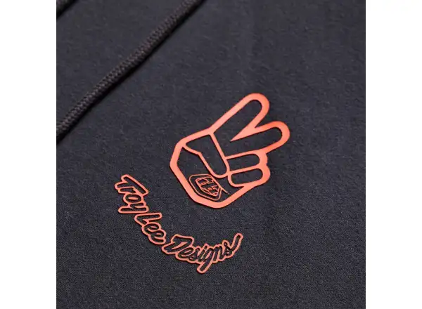 Troy Lee Designs Peace Out men's hoodie Carbon/Black