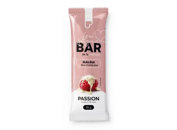 Passion Bar Raspberry and White Chocolate 55 g
