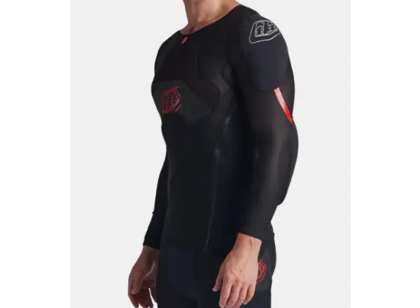 Troy Lee Designs Stage Ghost D3O Solid protective vest with long sleeves Black