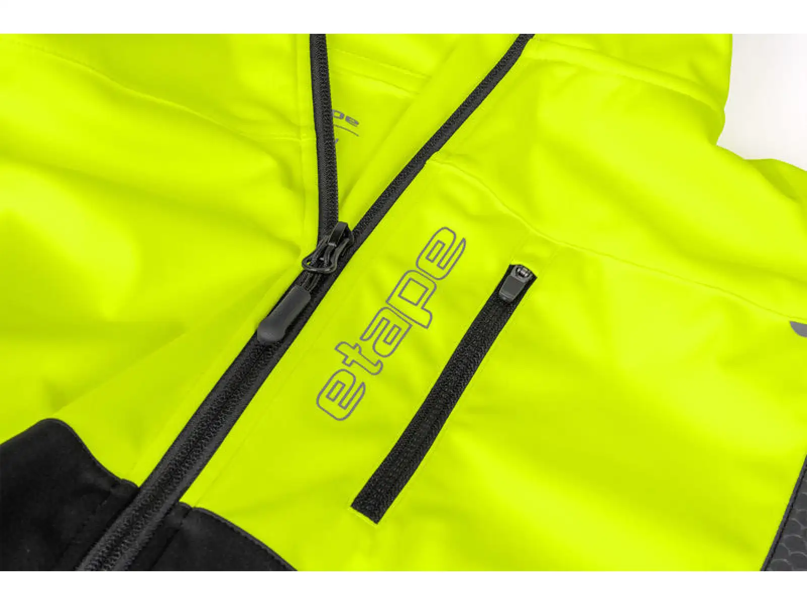 Etape Strong 2.0 men's jacket black/yellow fluo