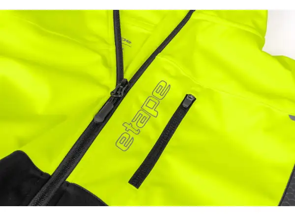 Etape Strong 2.0 men's jacket black/yellow fluo