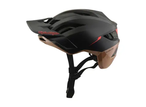 Troy Lee Designs Flowline SE MIPS helmet Stacks Charcoal/Sienna