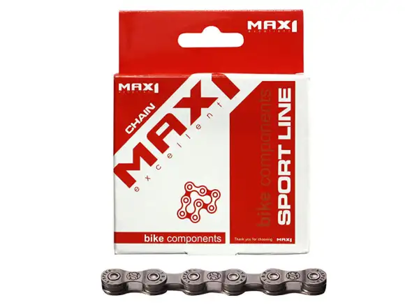 MAX1 E-Bike chain 9 sp. 124 links grey