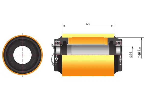 FSA Road M3 Press Fit bottom bracket cups PF30/MegaExo 46x68 mm