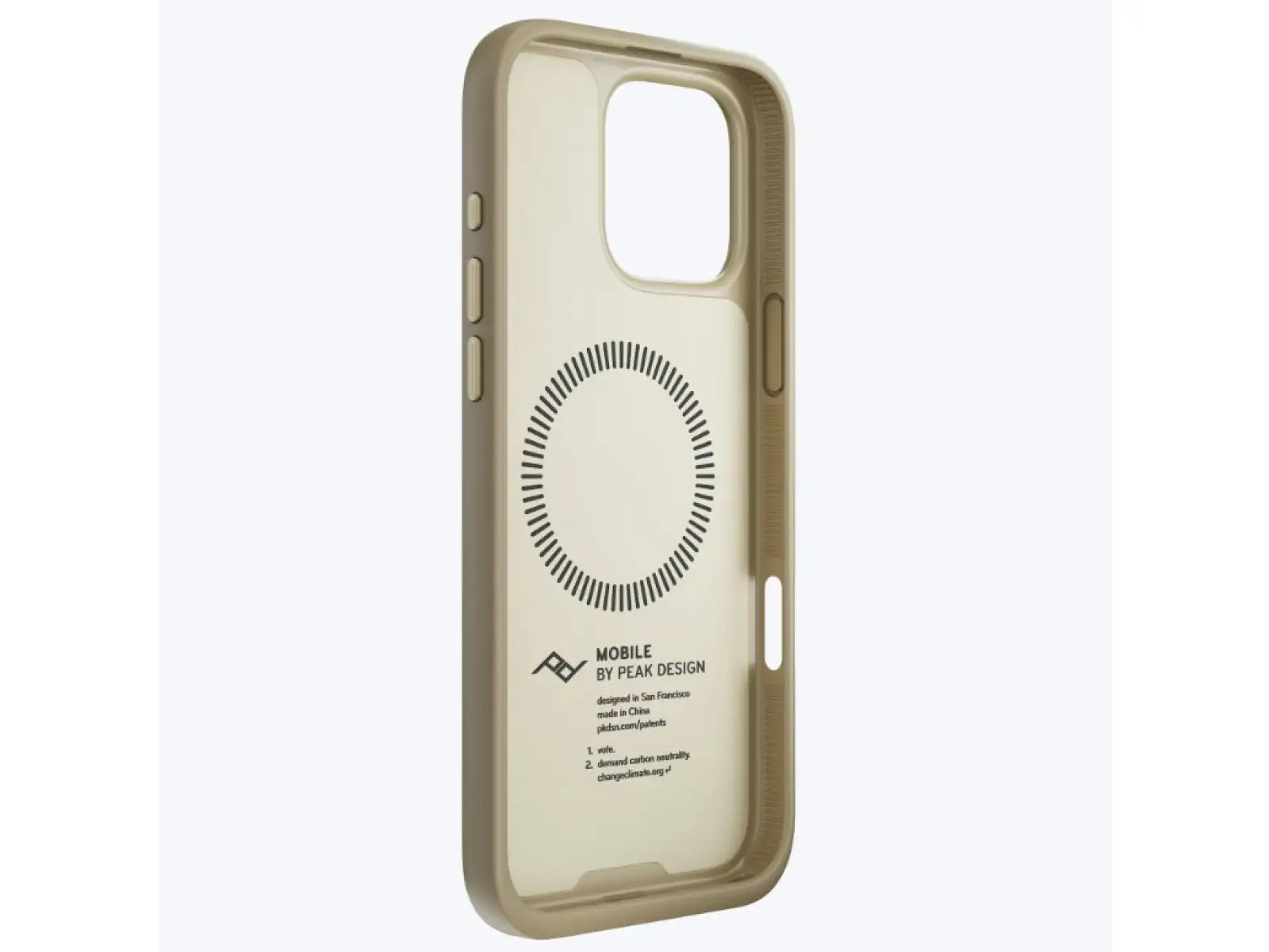 Peak Design Mobile Everyday Clarino Case iPhone 16 Pro Max phone case Bone