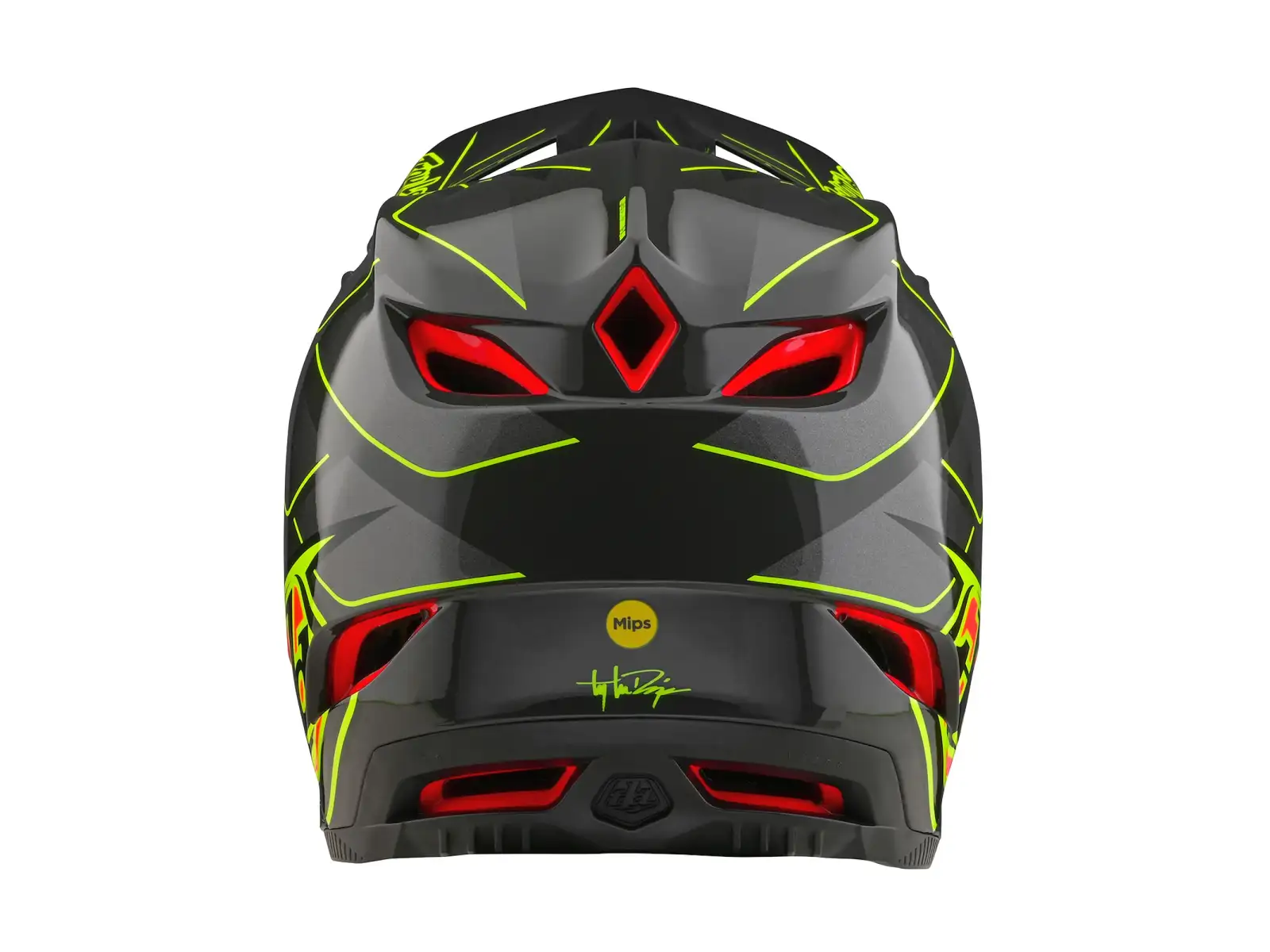 Troy Lee Designs D4 Composite Ghostwing helmet Gray