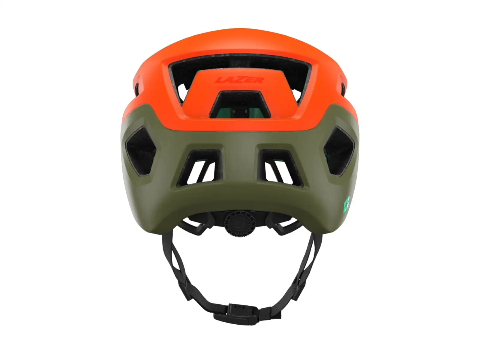 Lazer Coyote KinetiCore helmet Orange / Green
