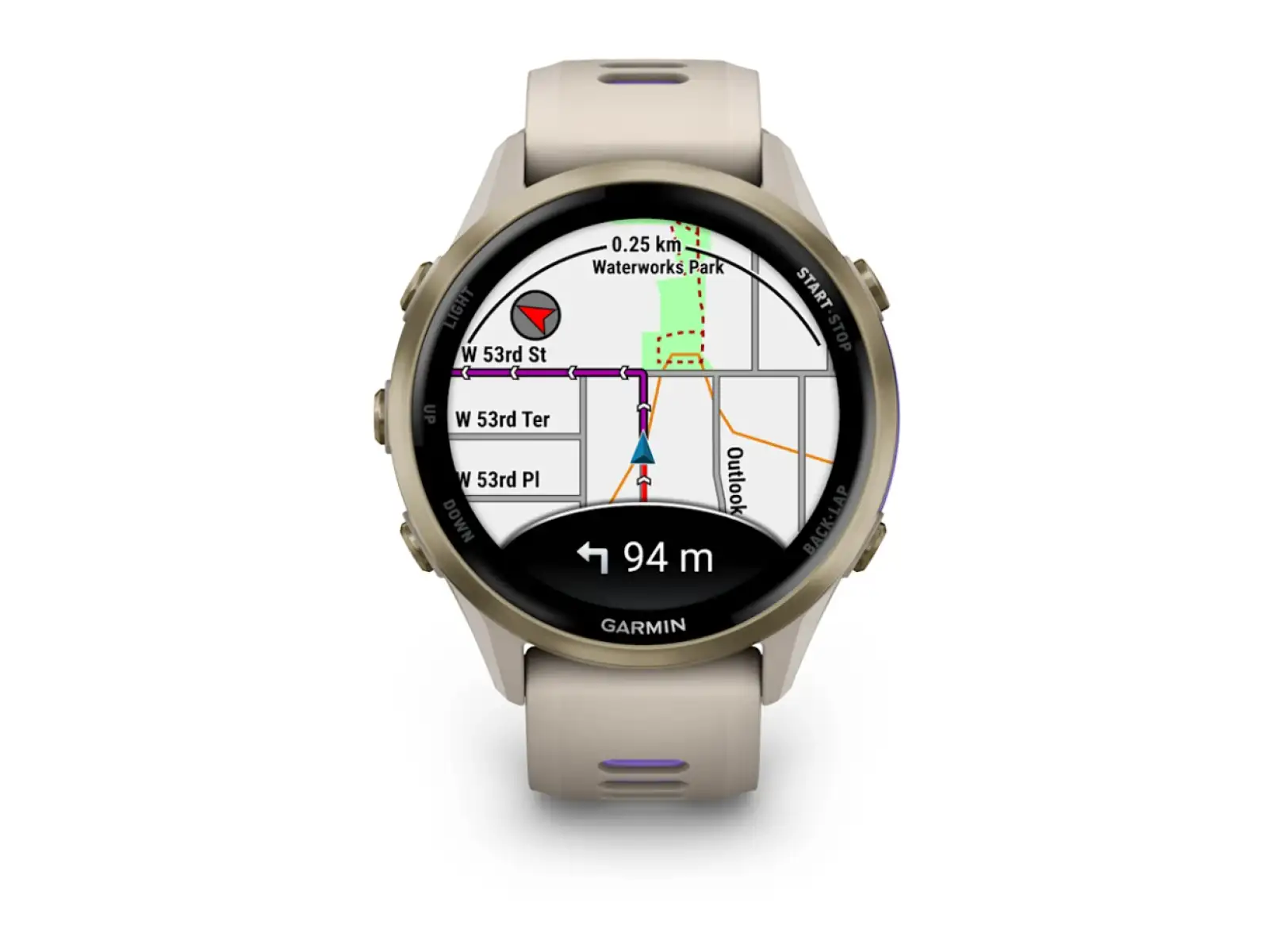 Garmin Forerunner 970 smart watch French Grey/Indigo