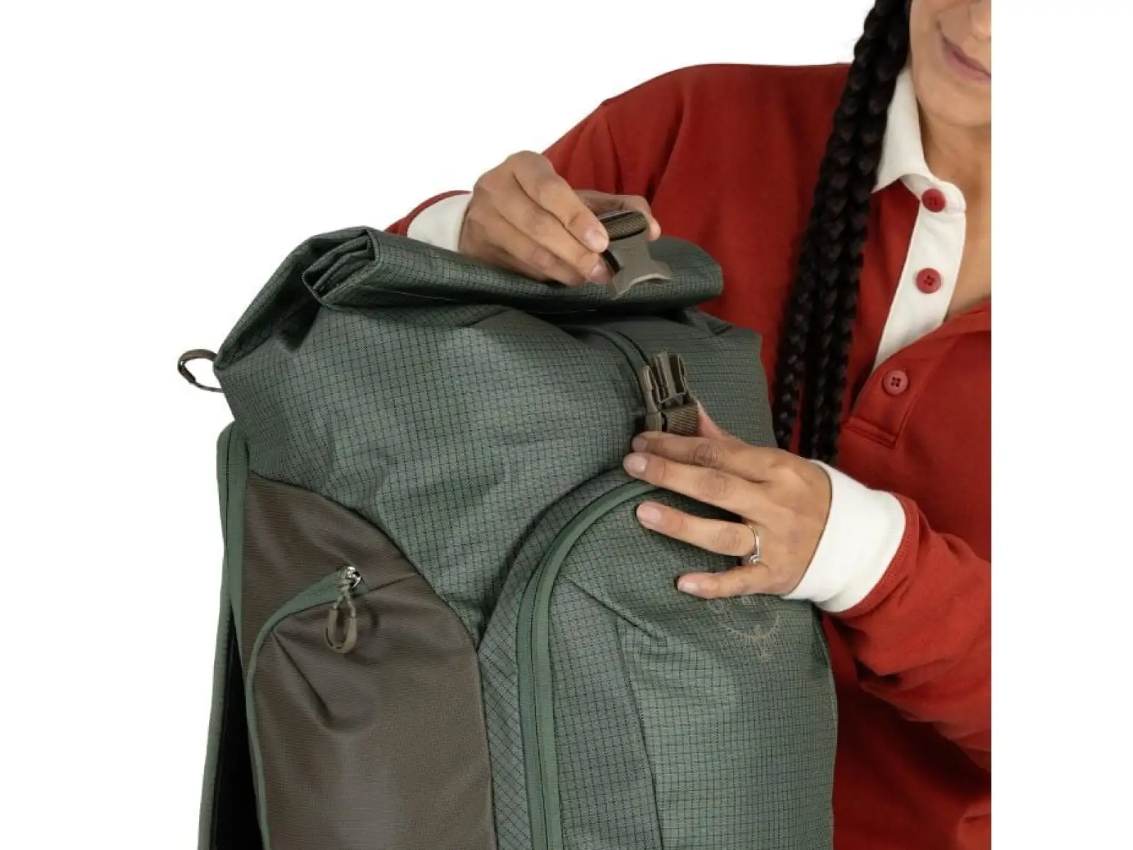 Osprey Transporter Roll Top backpack Raven Black