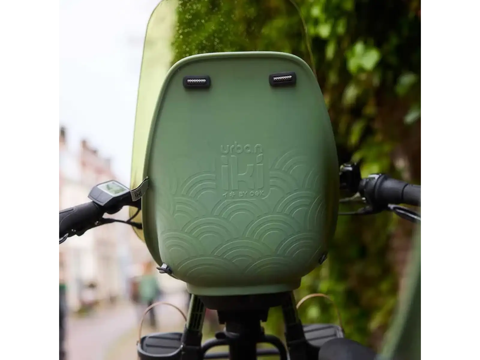 Urban Iki Ta-ke front seat with MTB/ATB adapter Icho Green/Bincho Black