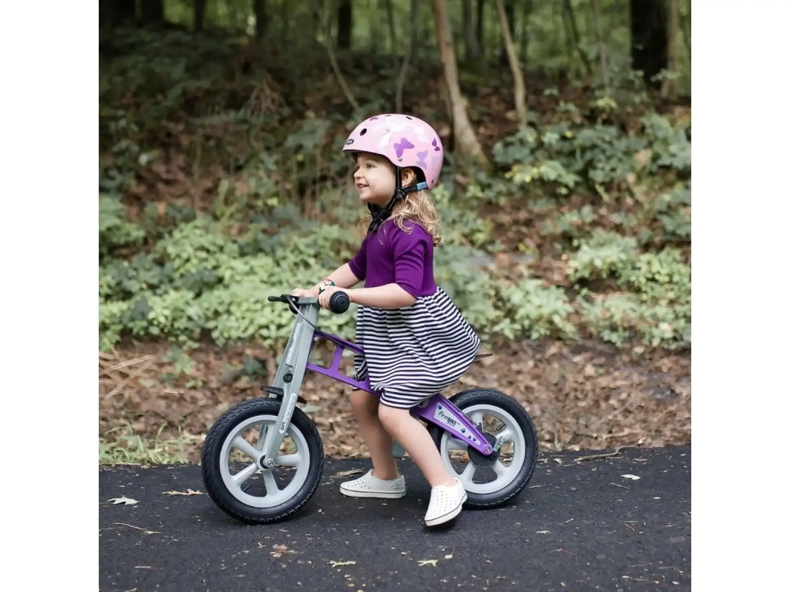First Bike Street children's balance bike purple