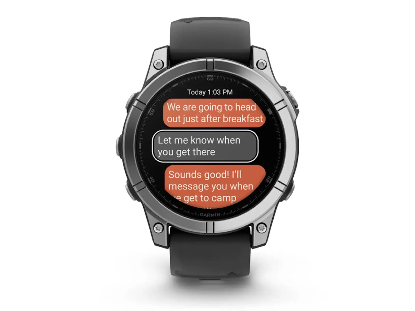 Garmin fenix E - 47 mm AMOLED smart watch Slate Grey Steel