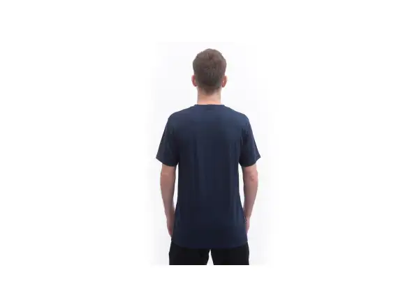 Sensor Merino Active Outside men's T-shirt short sleeve Deep Blue