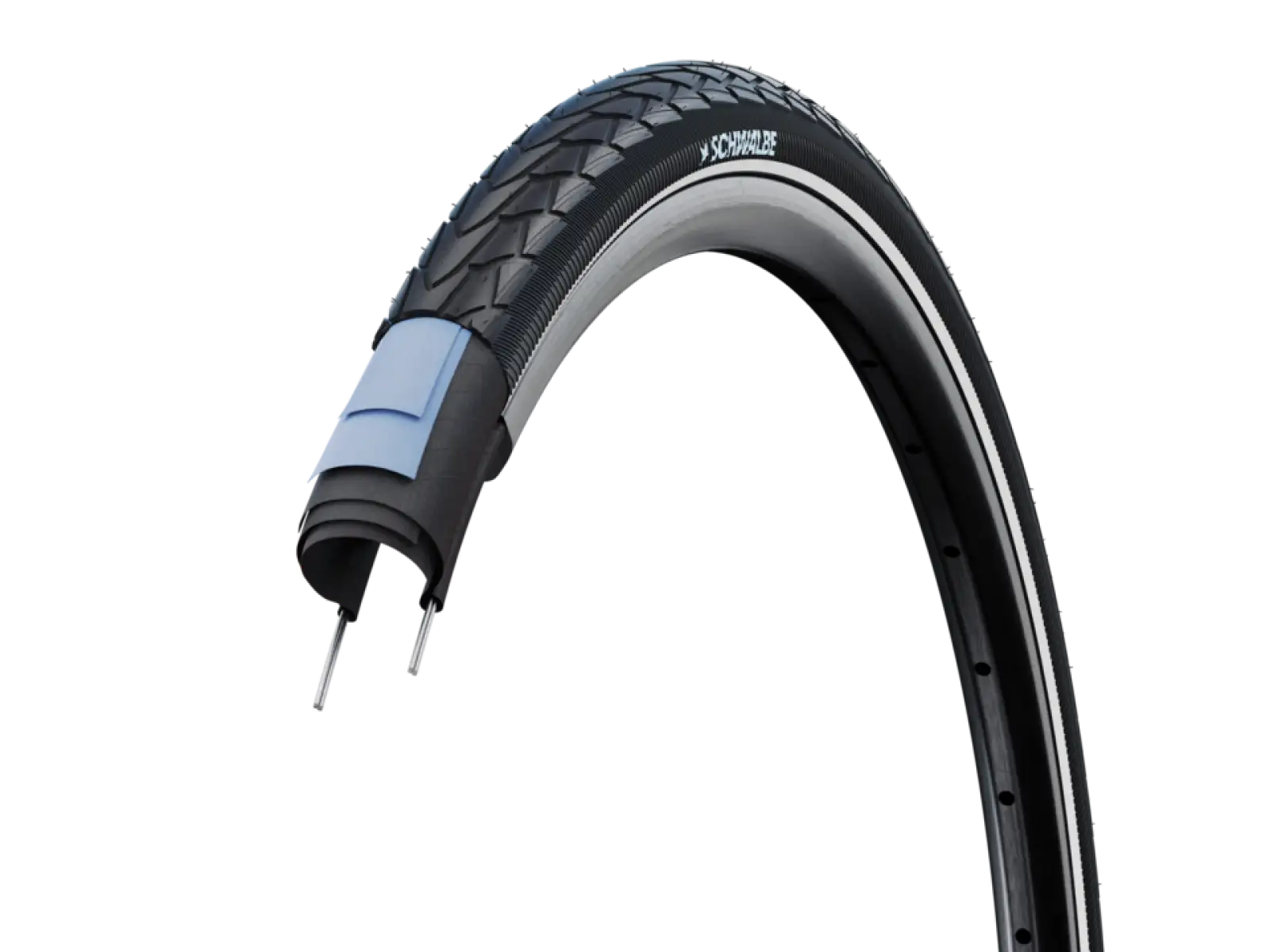 Schwalbe Marathon Racer RaceGuard 28" trekking wire tire Black-Reflex