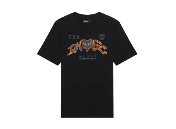 Fox Yth Image Print kids short sleeve T-shirt Ultra Black