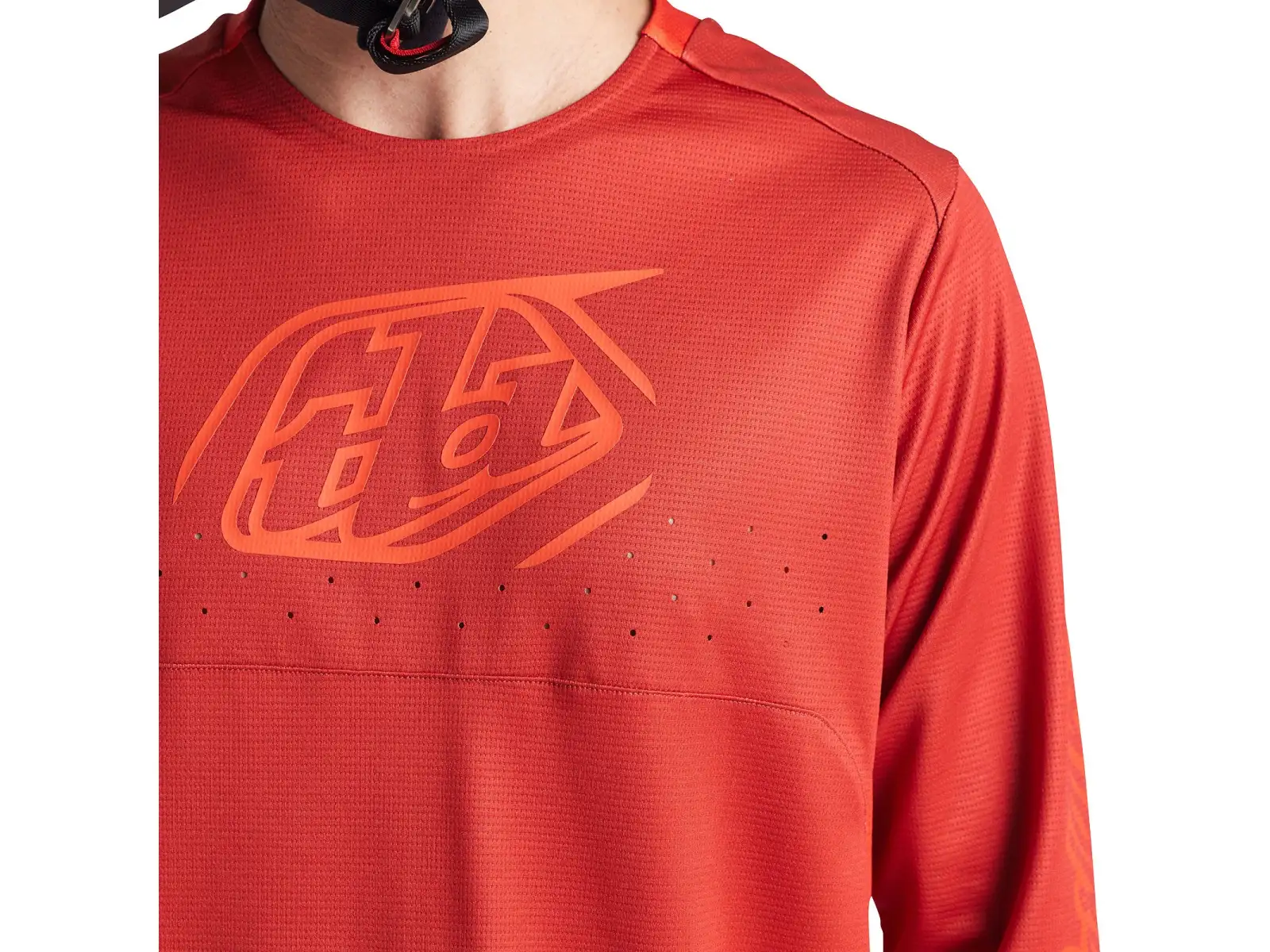 Troy Lee Designs Sprint Icon jersey long sleeve Fire Orange SAMPLE