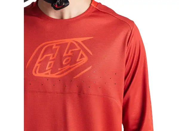 Troy Lee Designs Sprint Icon jersey long sleeve Fire Orange SAMPLE