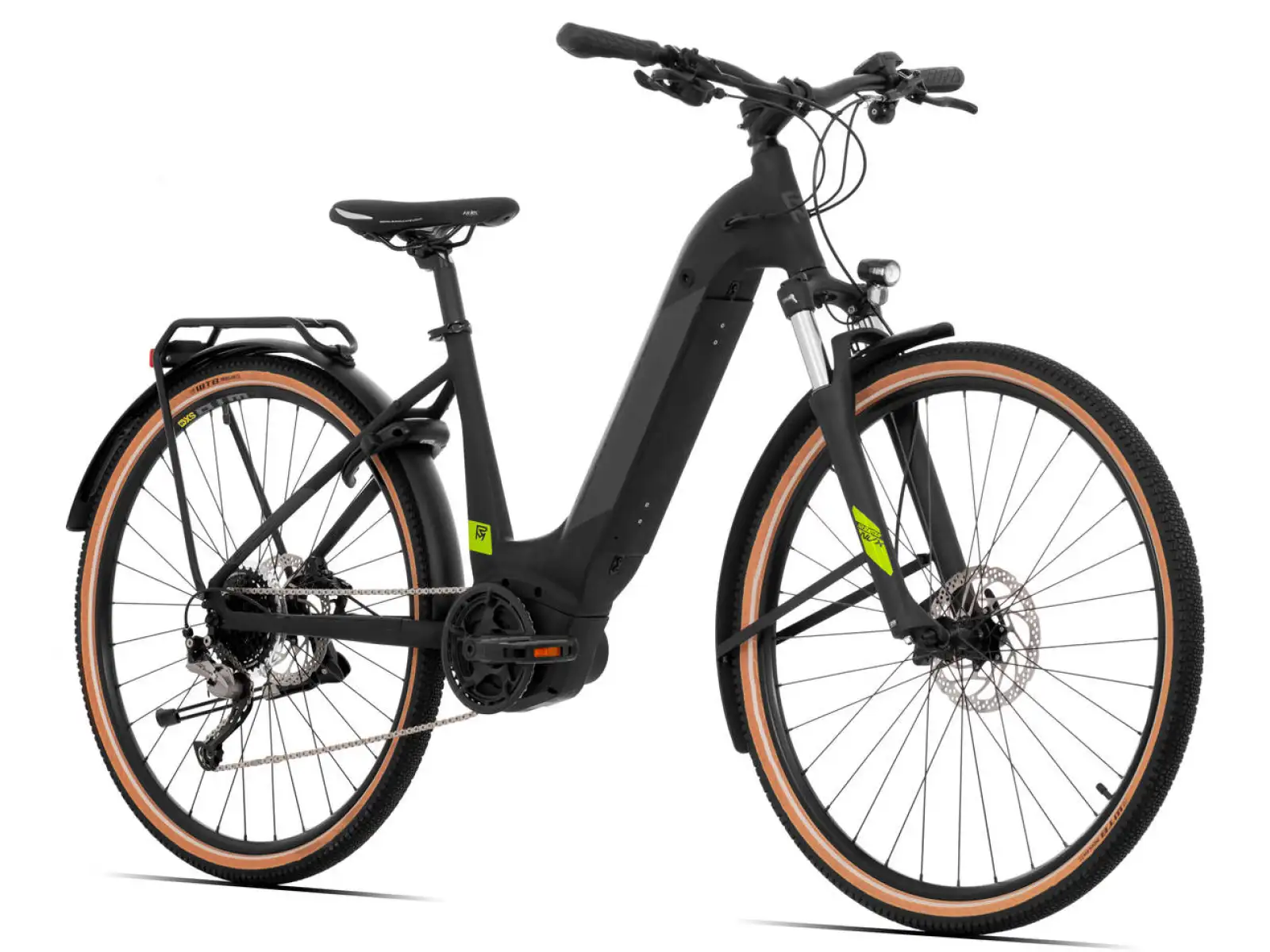 Rock Machine Crossride e500 B Touring hybrid e-bike Matte Black/Grey