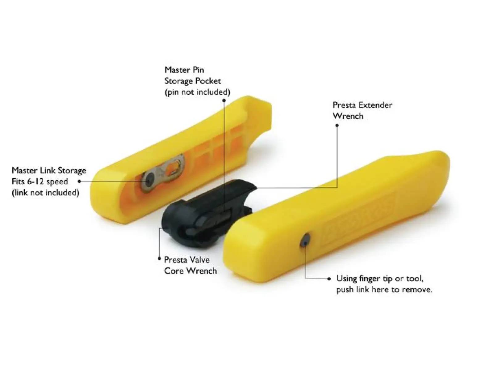 Pedros mini-tire levers 2 pcs pink