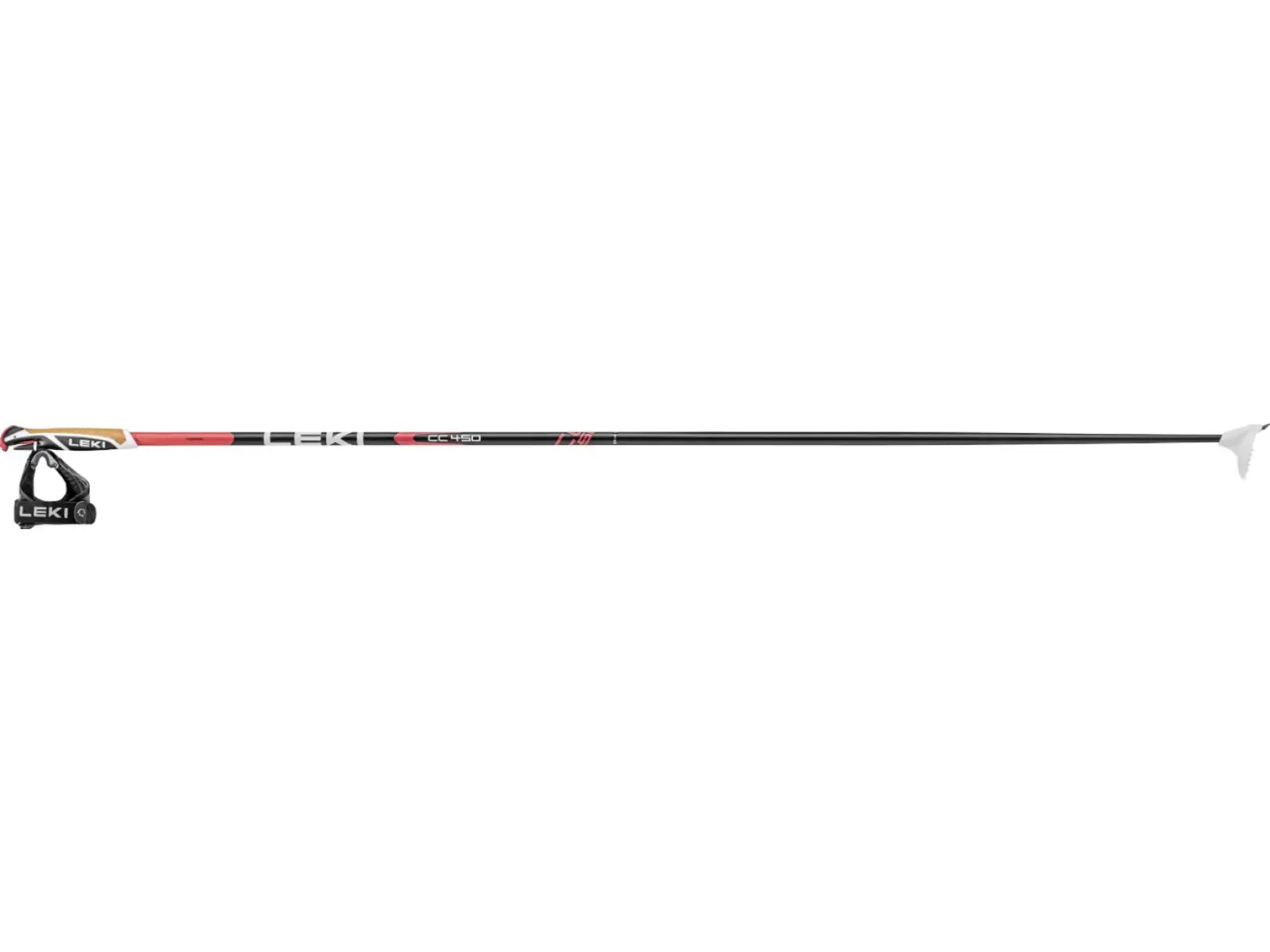 Leki CC 450 cross-country poles black-cherryred-white