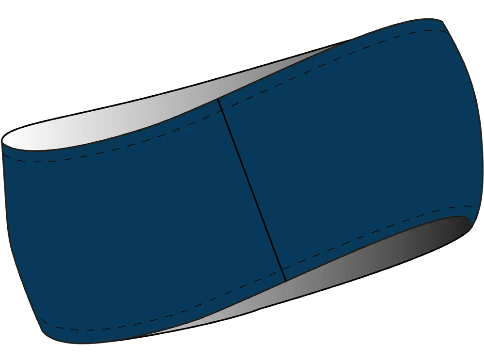 Leki 4-Season Headband True Navy Blue/White