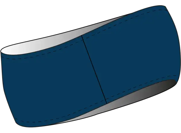 Leki 4-Season Headband True Navy Blue/White