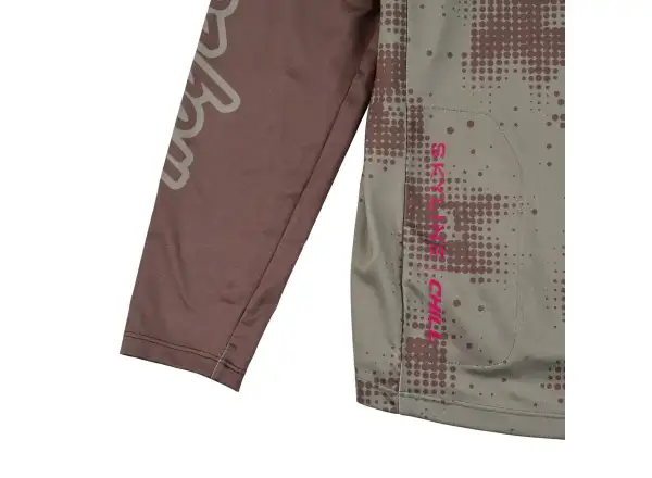 Troy Lee Designs Skyline Chill men's jersey long sleeve Scattered Olive
