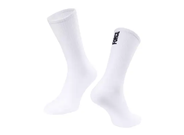 Force Longer Slim socks white