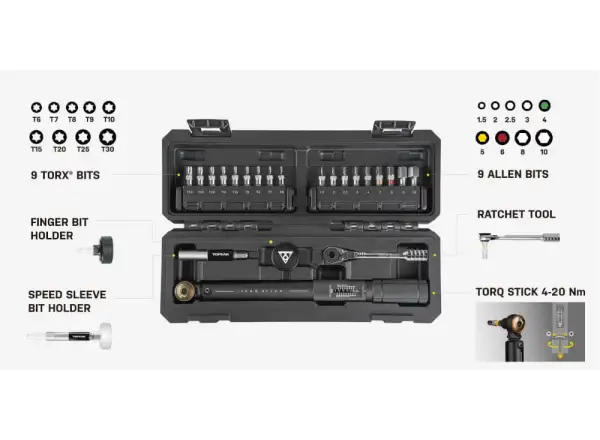 Topeak Torq Stick Pro 4-20 Nm torque wrench