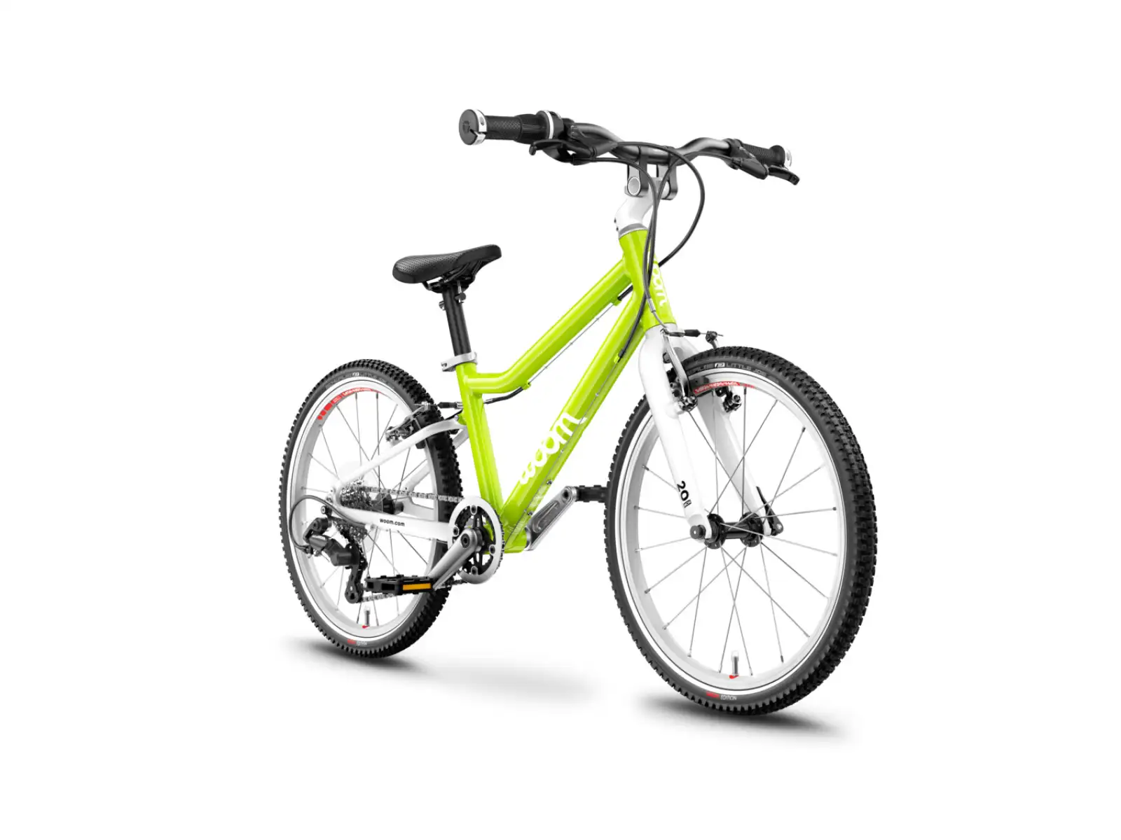 Woom 4 Lizard Lime 20 children's bike