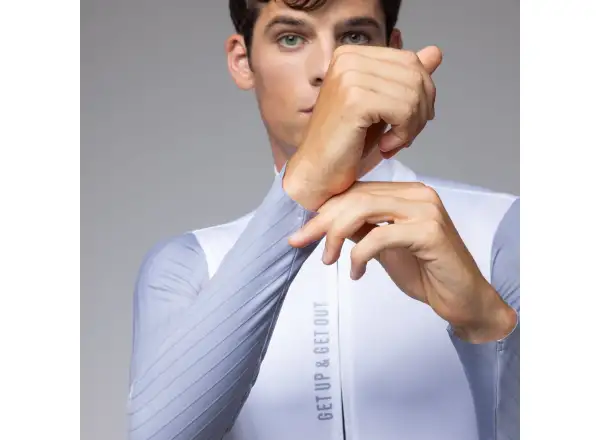 Alé PR-E Follow Me men's insulated jersey long sleeve White