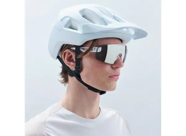 POC Cularis helmet Hydrogen White/Uranium Black Matt/Logo