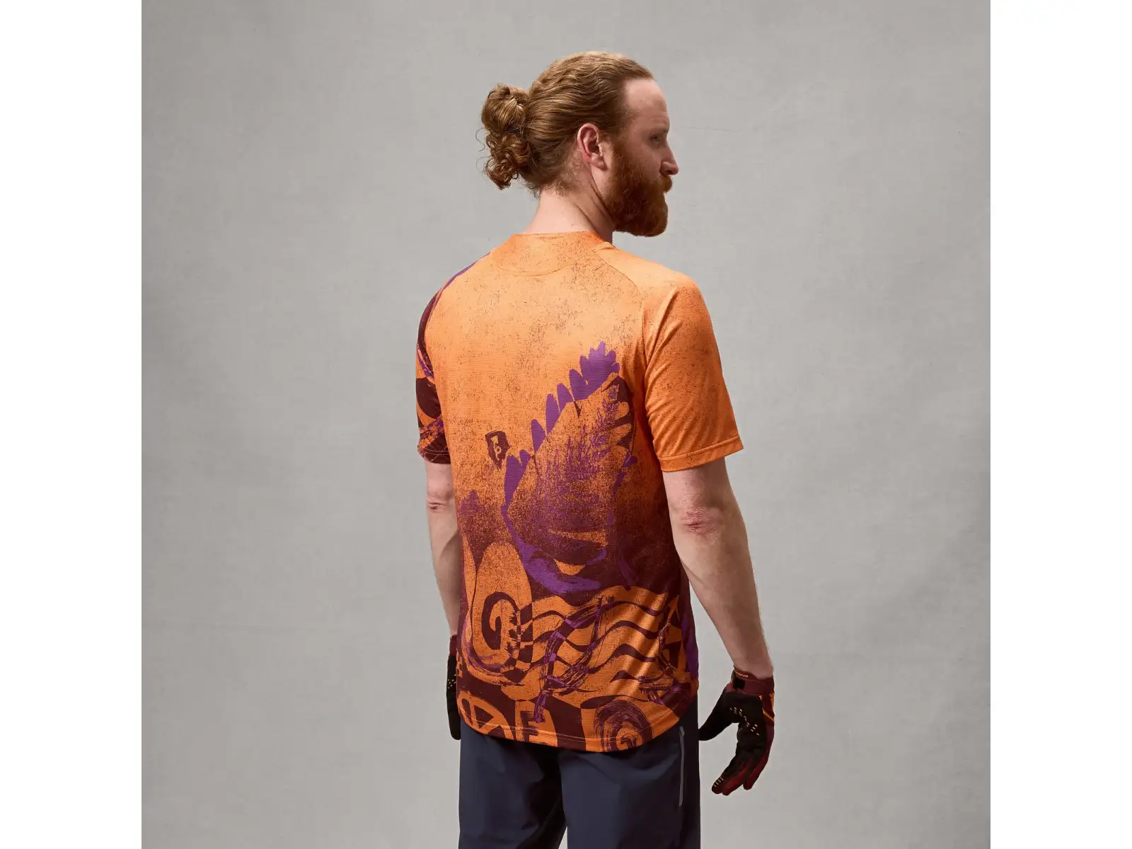 Endura Singletrack men's jersey short sleeve Orange