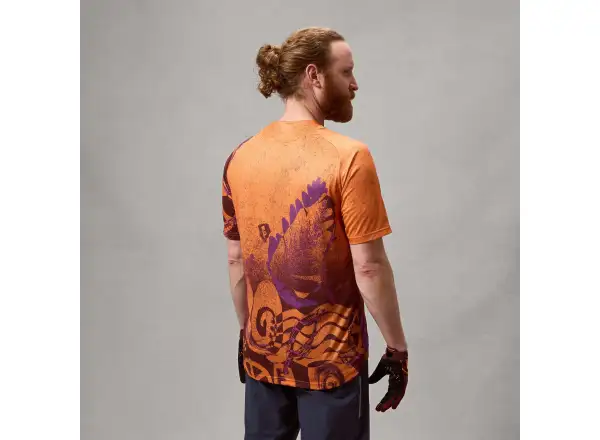 Endura Singletrack men's jersey short sleeve Orange