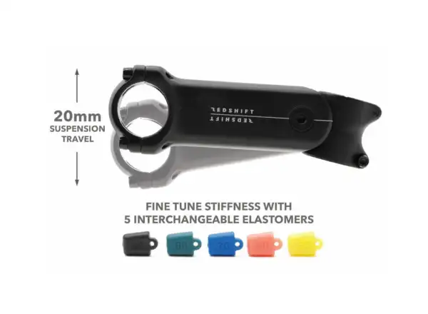 Redshift ShockStop stem +/- 6° 1 1/8" 120 mm black