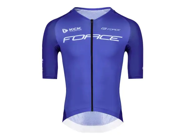 Force Script Team men's jersey short sleeve blue