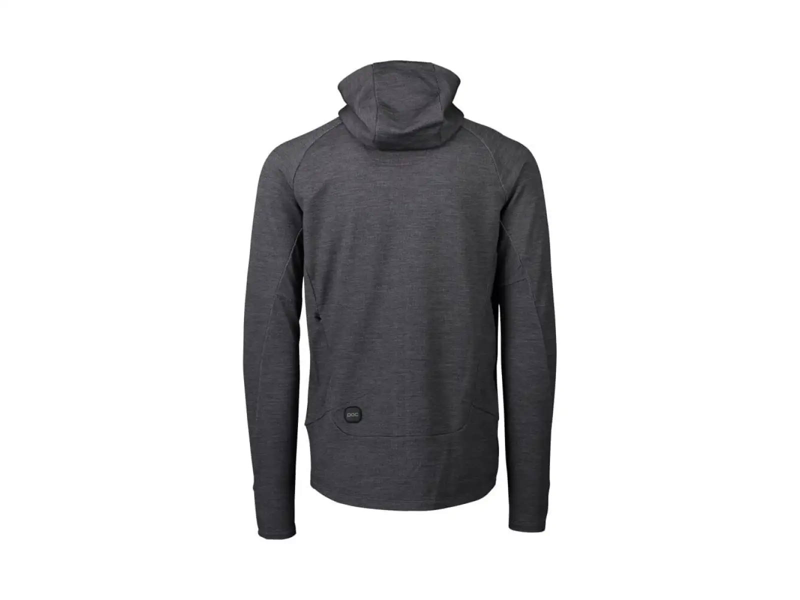 POC Merino Zip Hood men's sweatshirt Sylvanite Grey Melange