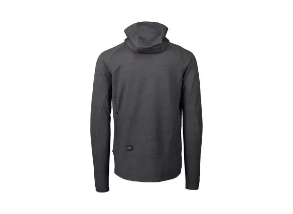 POC Merino Zip Hood men's sweatshirt Sylvanite Grey Melange