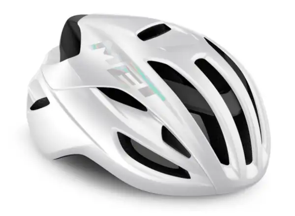 MET Rivale MIPS helmet white holographic glossy