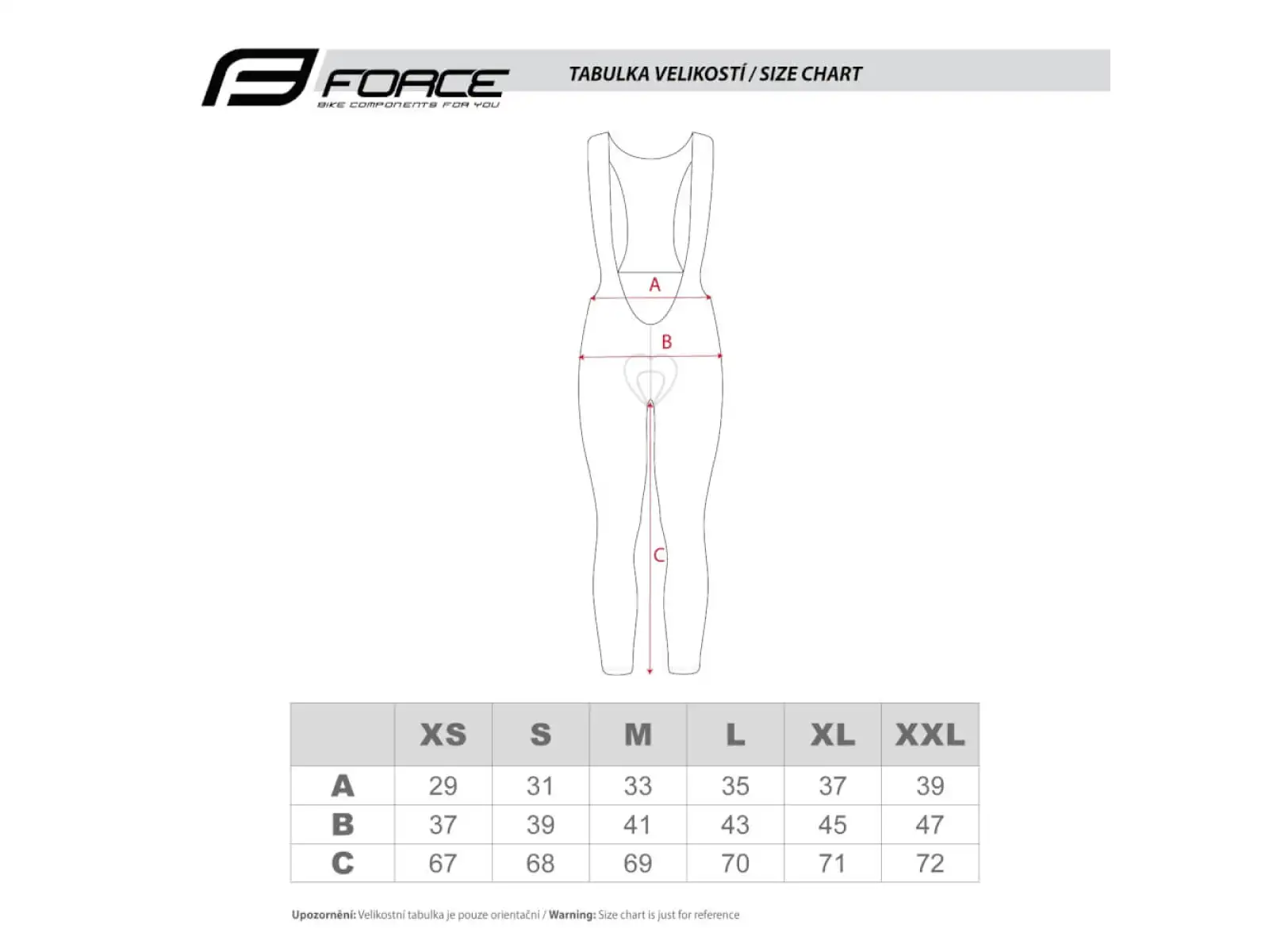 Force Spring Lady women's bib pants with pad black