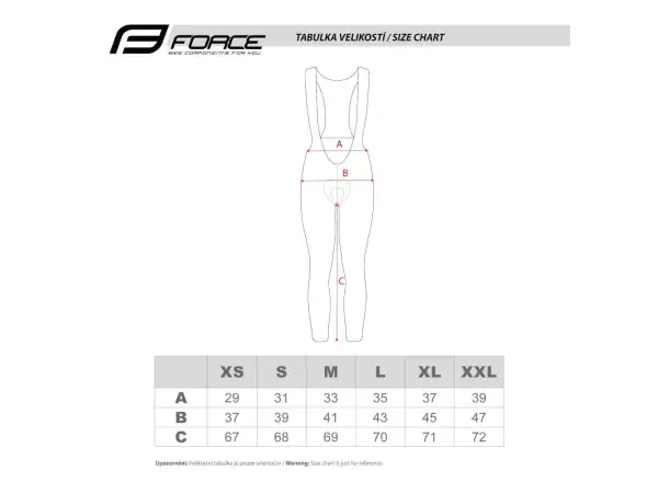 Force Spring Lady women's bib pants with pad black