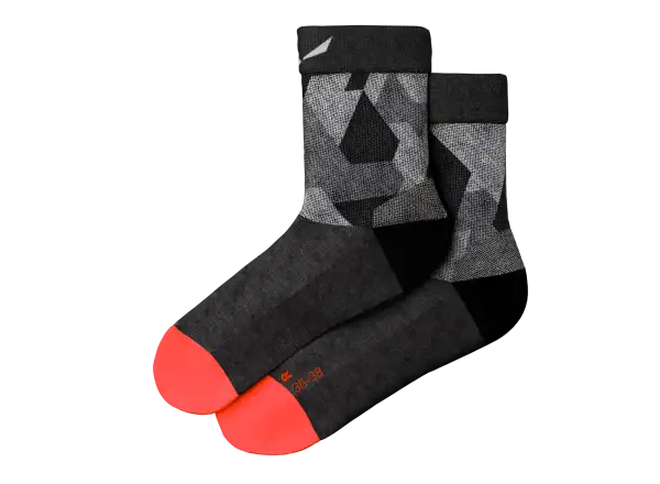 Salewa Pedroc Camo Alpine Merino Quarter Socks Women Black Out