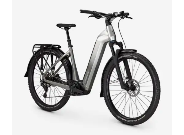 Focus AVENTURA2 6.7 Wave 29" 600Wh low-step electric bike Nepalsilver / Steelgrey