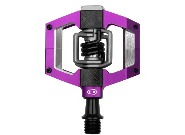 Crankbrothers Mallet Trail clipless pedals purple / black