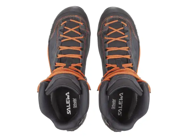 Salewa Mountain Trainer men's shoes asphalt/fluo orange
