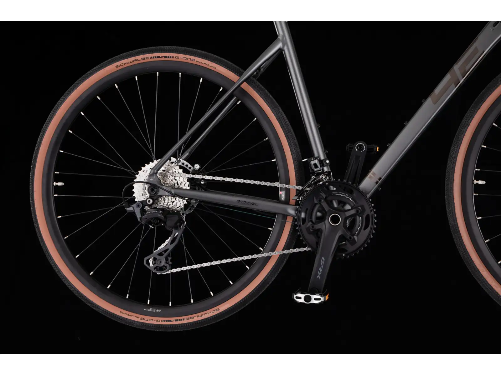 4Ever Gromvel Race gravel bike Titan matt